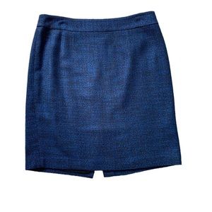 Banana Republic Blue Tweed Mini Skirt | size 12